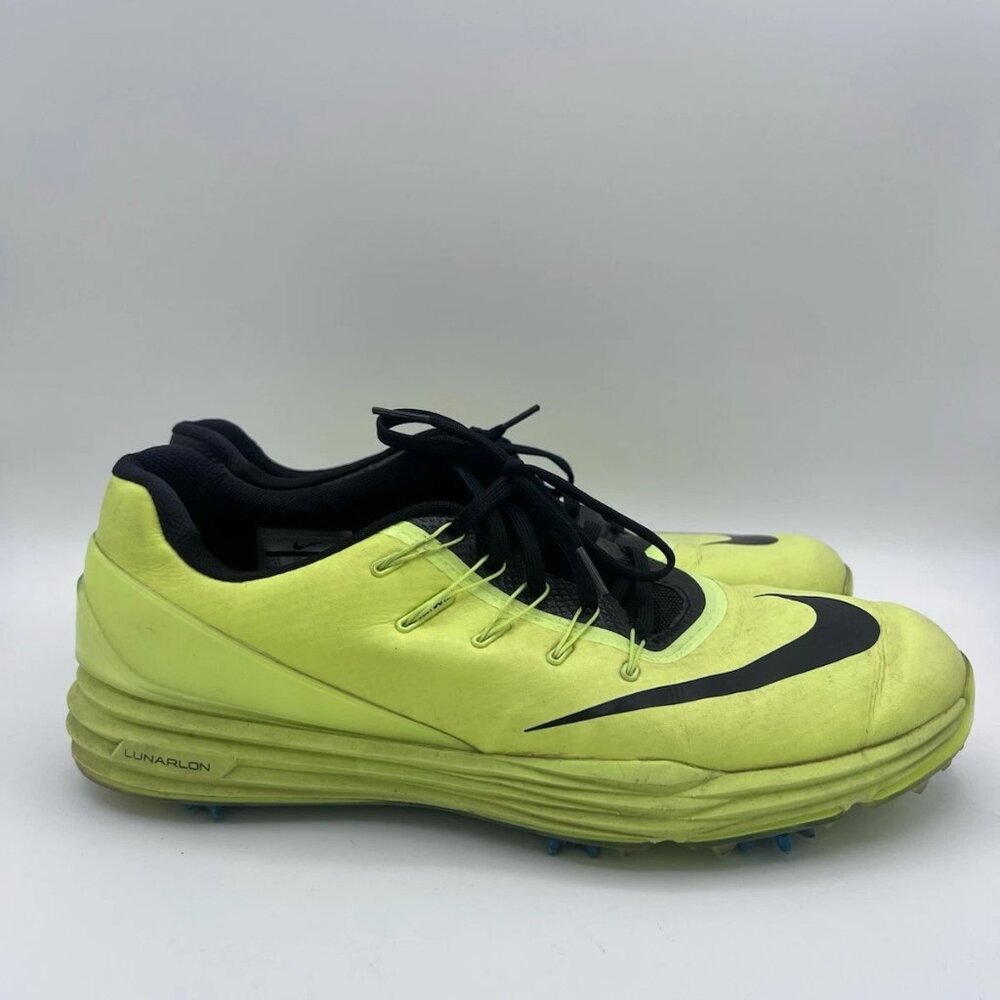 Nike Golf Shoes Mens 11 Lunar Control 4 Volt Vapor Spikes Athletic 818037-700